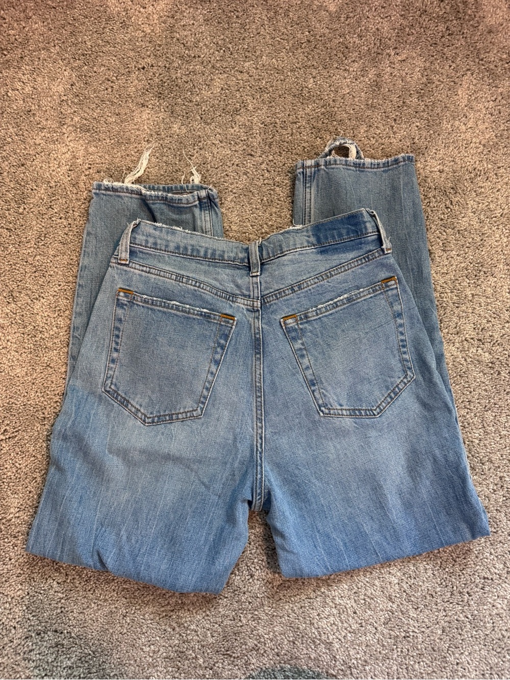 Abercrombie & Fitch The Ankle Straight Ultra High Rise - Picture 2 of 3